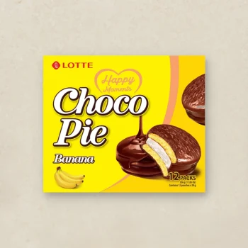 LOTTE Chocopie de Banana 12pcs