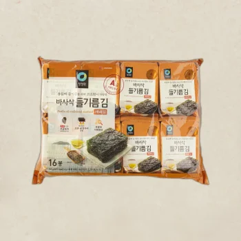 NONGHYUP Crispy Seaweed Perilla Oil 광천김 들기름 4gx16
