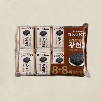 NONGHYUP Crispy Seaweed Sesame Oil 광천김 참기름 4gx16