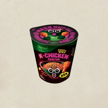 BIBIGO K-CHICKEN Ramyun Sweet&Spicy 97.5g 비비고 볶음면 컵 매콤달콤