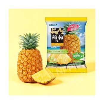 ORIHIRO Konnyaku Jelly Golden Pineapple 곤약 젤리 골드파인애플