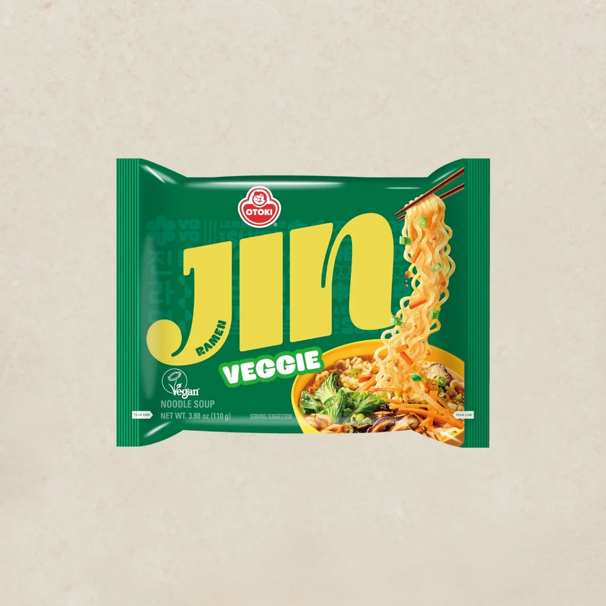 OTTOGI Jin-Ramen Veggie 진라면 베지
